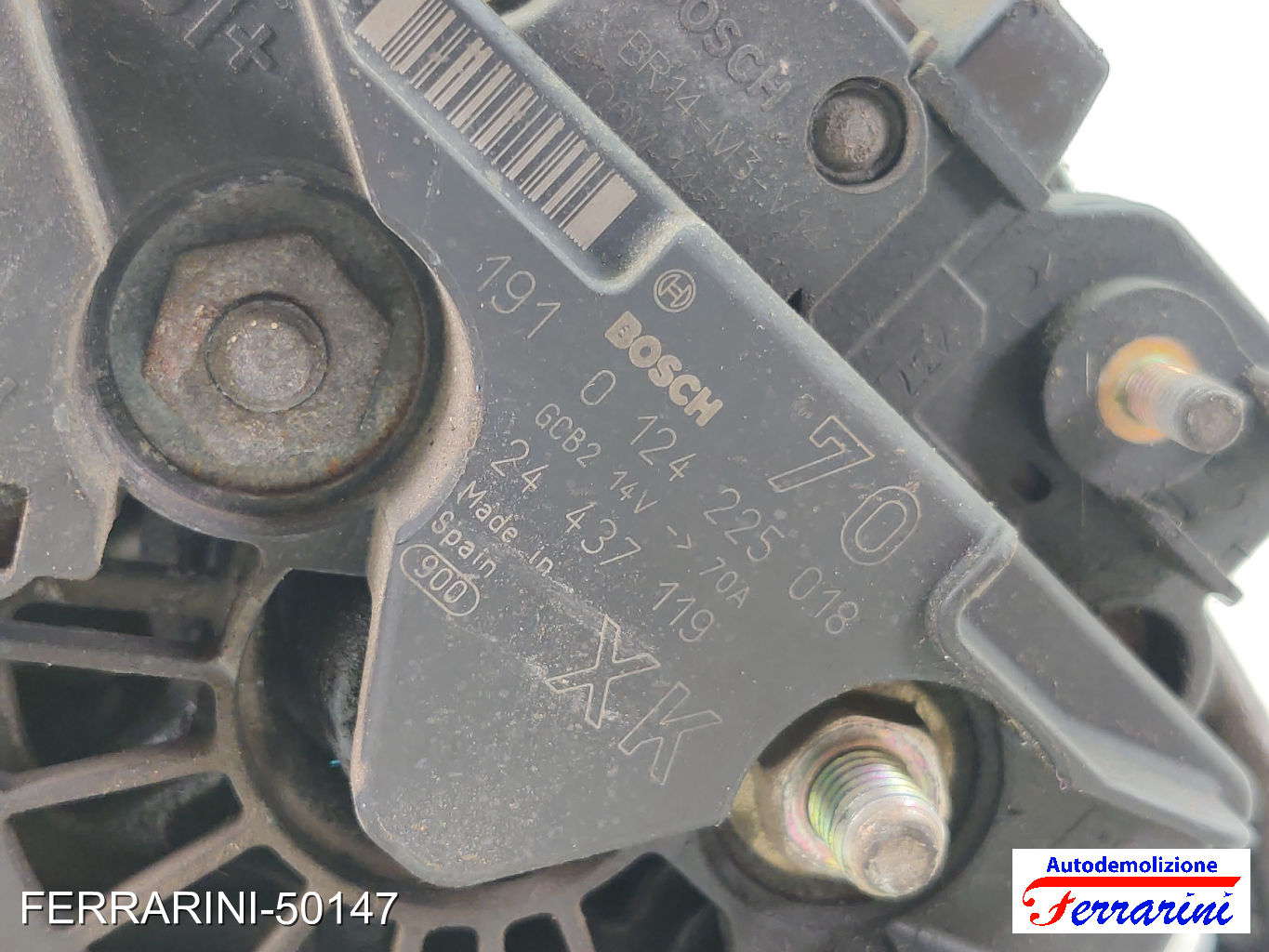 Alternatore OPEL CORSA C X01 1.0 2000-2003 24437119, 0124225018, 93177835