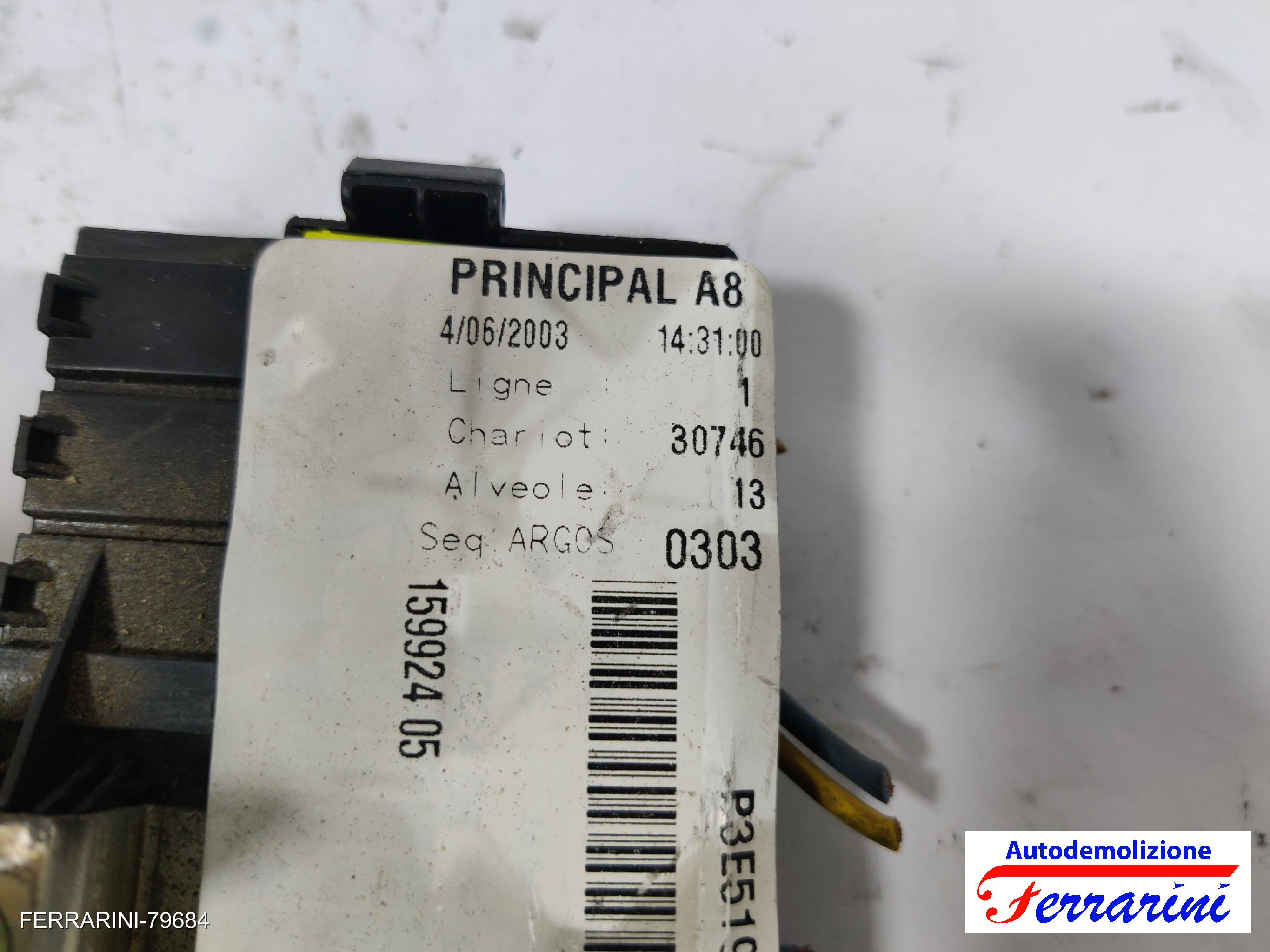Fusibiliera Scatola Fusibili Body Computer PEUGEOT 206 2A/C 1.1I 1998-2007 7