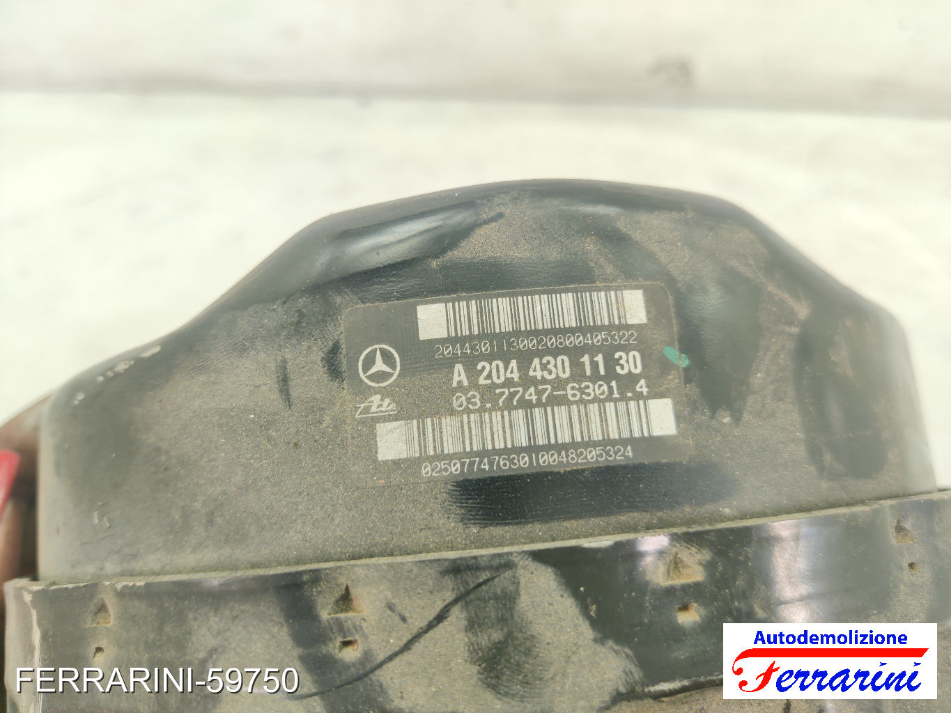 Servofreno MERCEDES CLASSE C S204 C 220 CDI 2007-2008 A0054308530, 03774763014