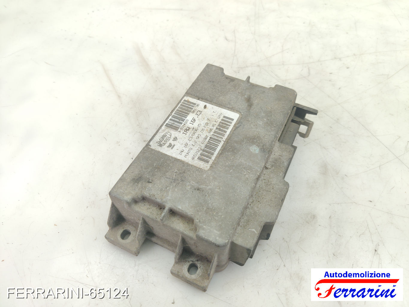 Centralina Motore FIAT PUNTO 176 60 1.2 1993-1999 46531212, 26160210601, 301NA28