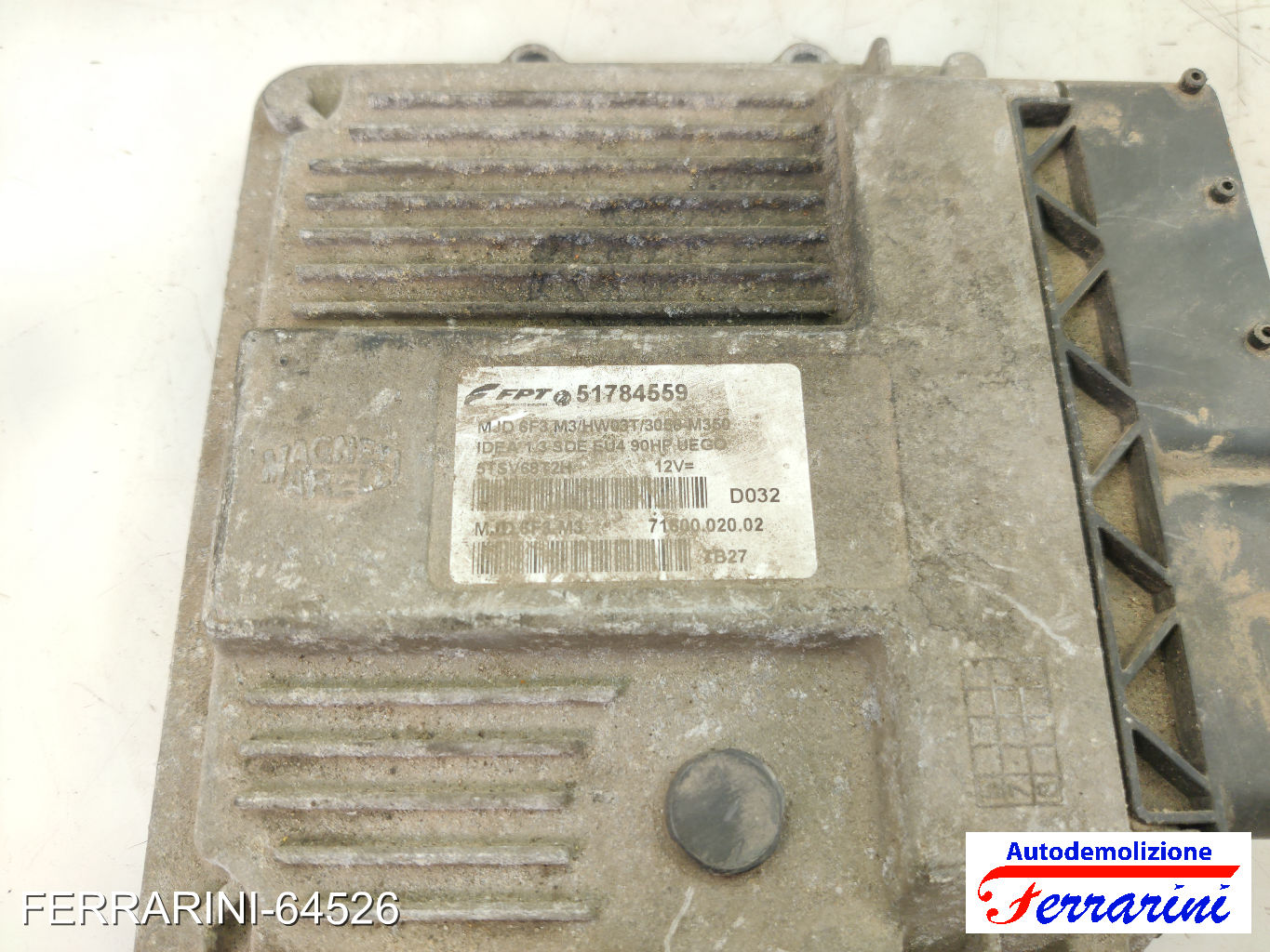 Centralina Motore LANCIA MUSA 350 1.3 D MULTIJET 2006-2012 51784559, 7180002002