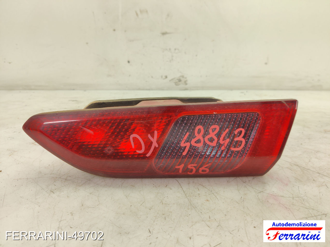 Fanalino Stop Posteriore ALFA ROMEO 156 SW 932 2001-2006 destro, dx, posteriore
