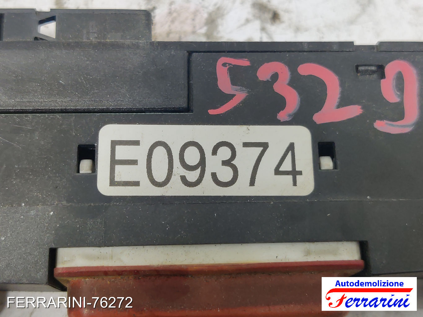 Pulsantiera quattro frecce fendinebbia comandi ALFA ROMEO 147 937 2001-2010