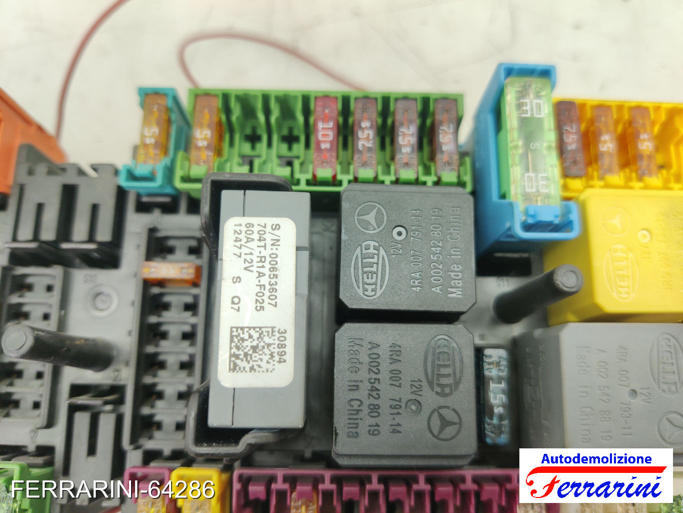 Fusibiliera Scatola Fusibili Body Computer MERCEDES CLASSE B W242, W246 11