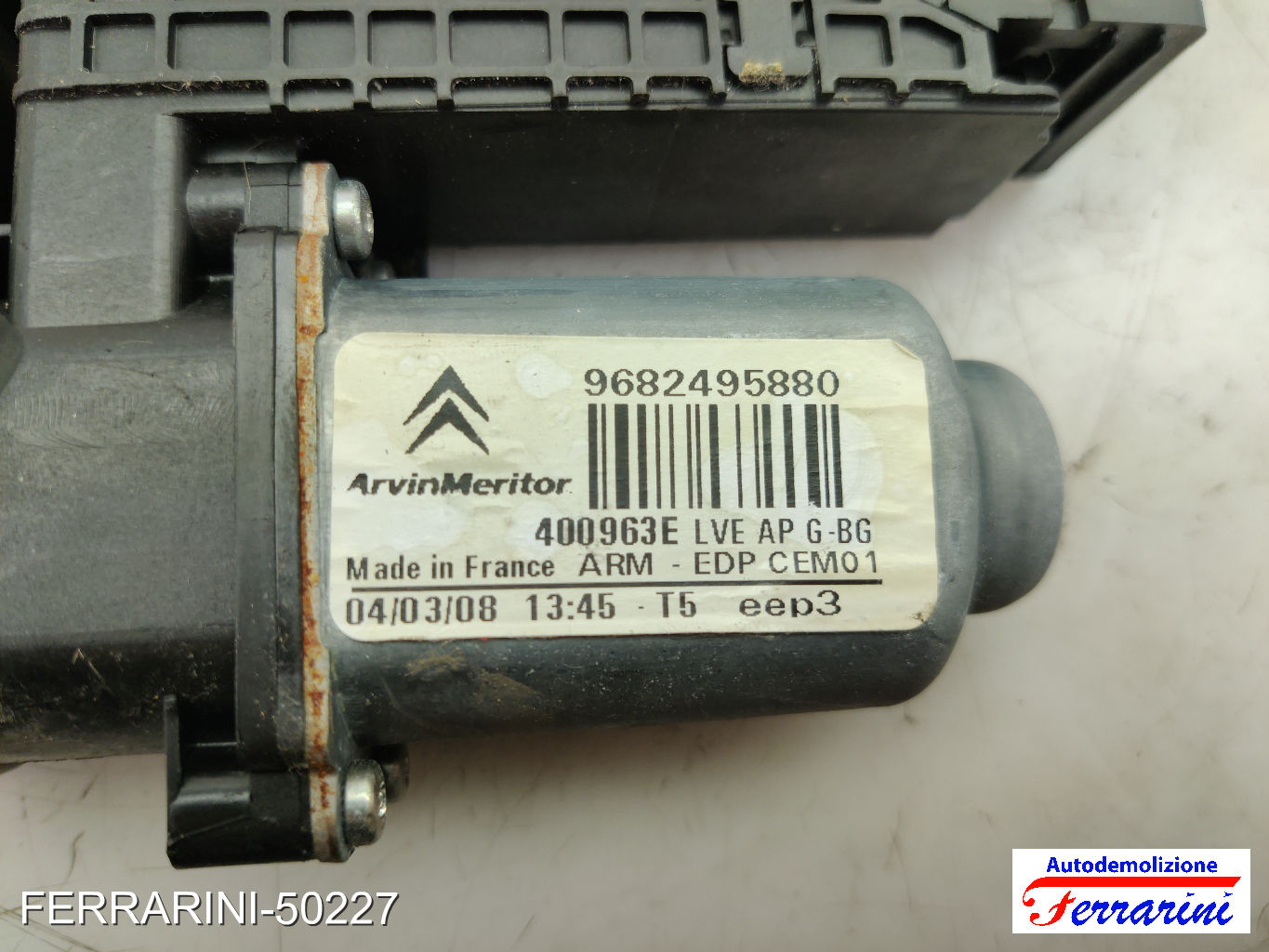 Motorino Alzavetro CITROEN C4 PICASSO 1 UD 1.6 HDI 2007-2013 9682495880, 400963E 6