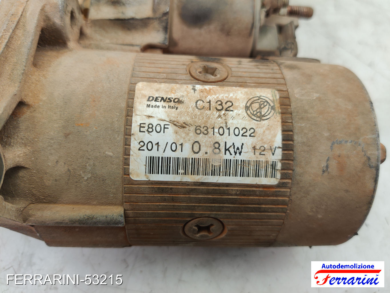 Motorino Avviamento FIAT SEICENTO 600 187 1.1 1998-2010 51890633, E80F, C132