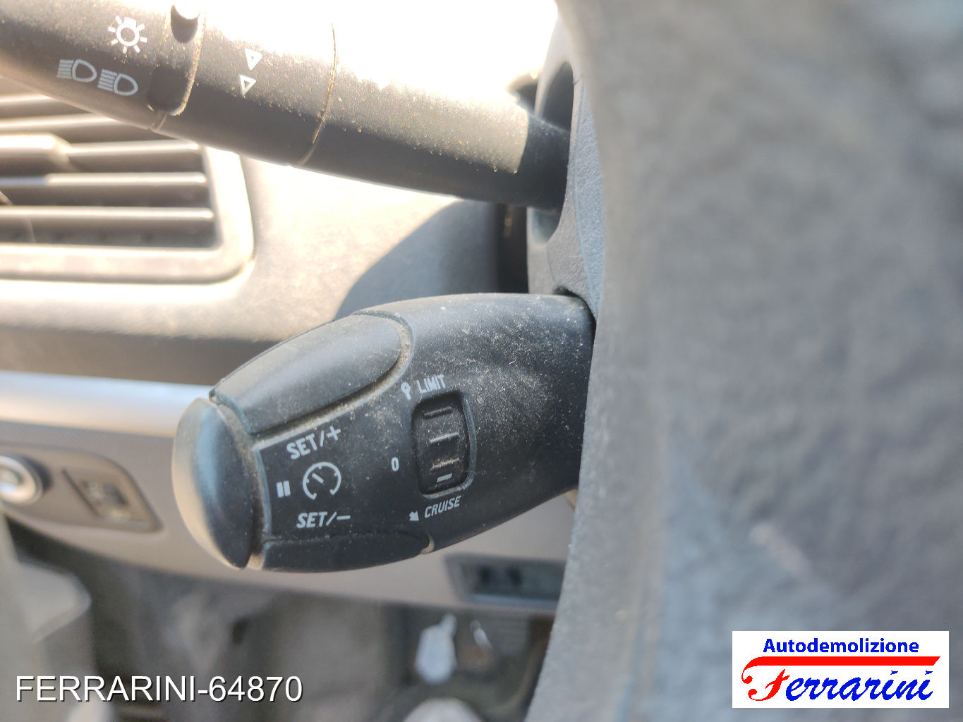 Bilanciere leva cruise controll