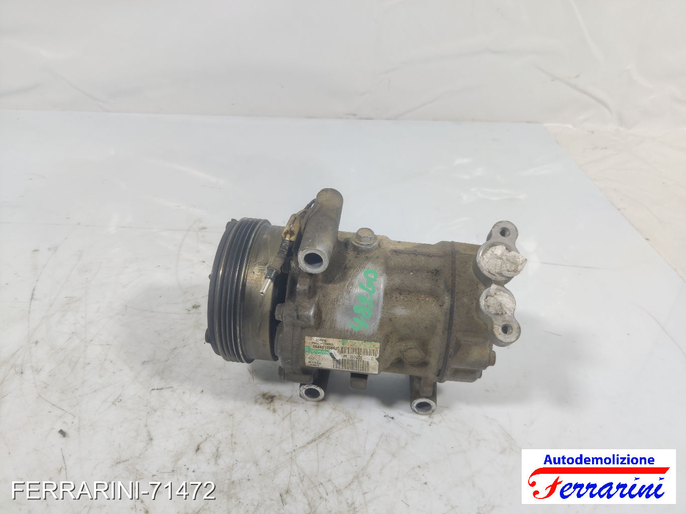 Compressore Clima RENAULT KANGOO KC0/1 1.2 16V 2001-2023 8200050141, SD6V12 10