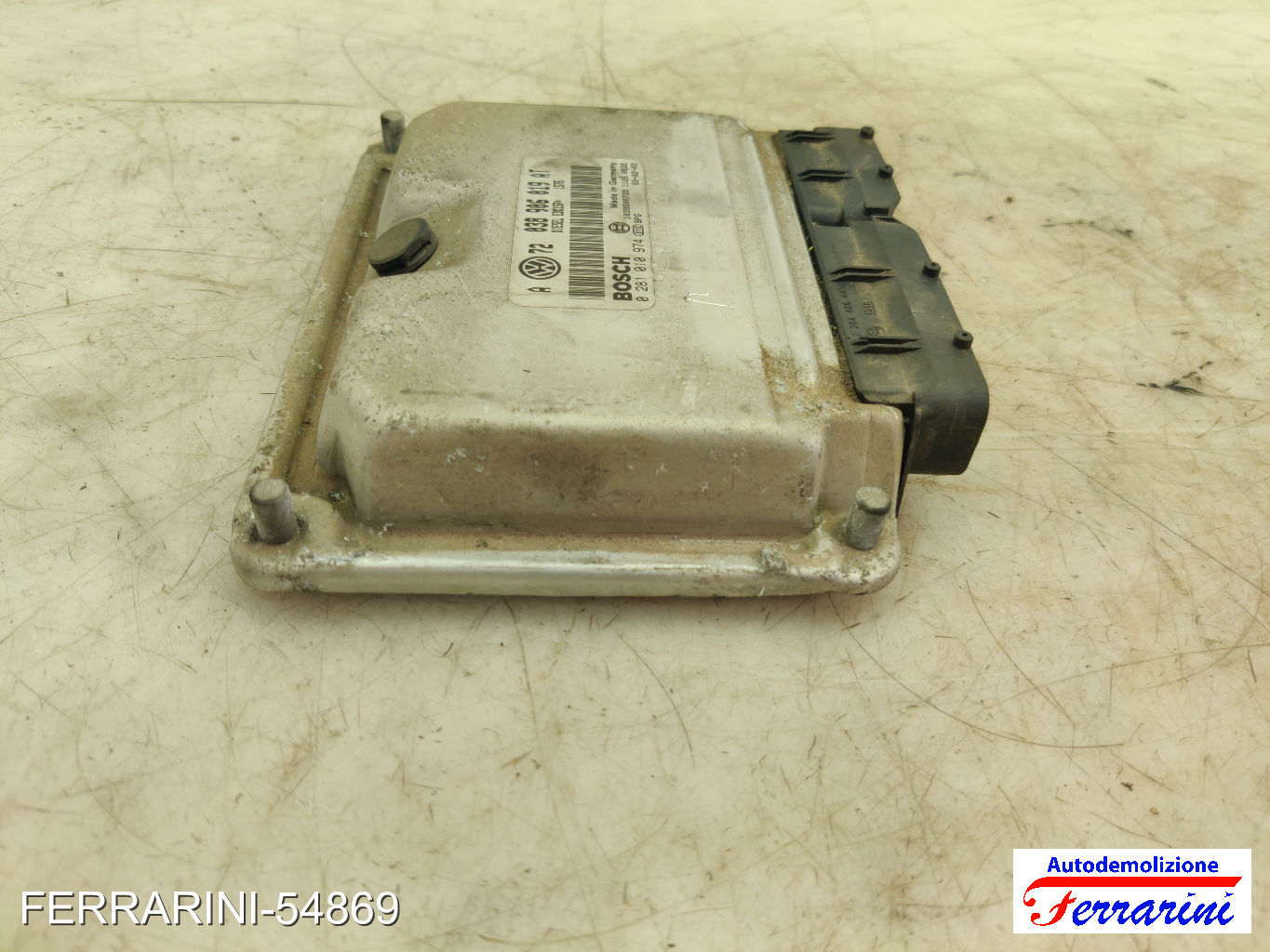 Centralina Motore VW GOLF 4 1J1 1.9 TDI 2000-2005 038906019AT, 0281010974