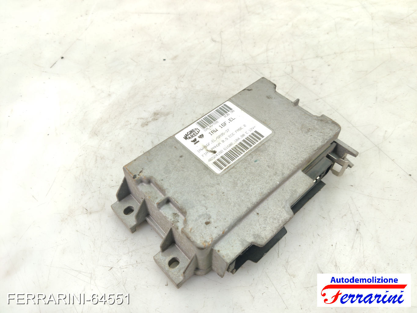 Centralina Motore FIAT PANDA 141 900 1992-1996 46524182, 26160210400, 6A3537 6