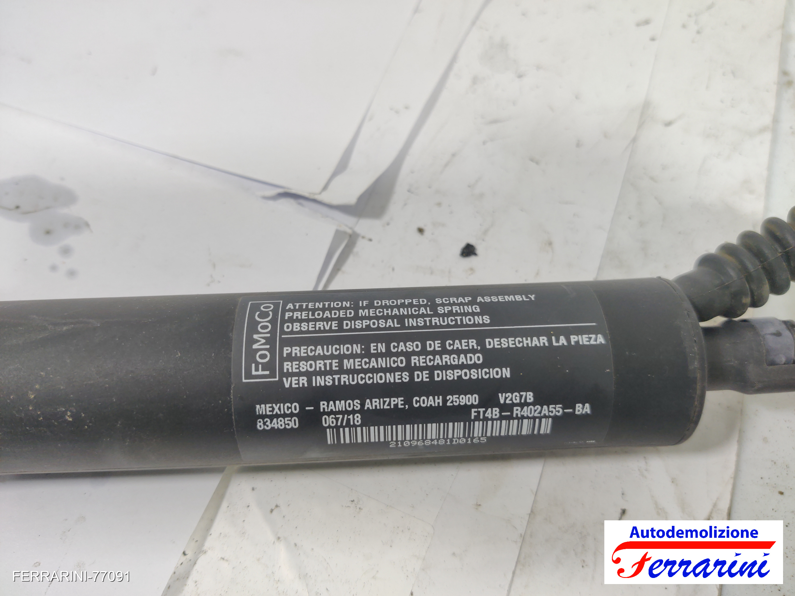 Pistone elettrico portellone posteriore FORD EDGE 2015-2018 FT4Z14B351A, V2G7B