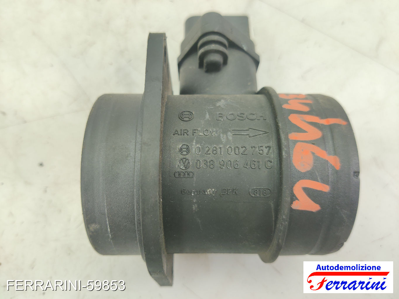 Debimetro VW GOLF 4 VARIANT 1J5 1.9 TDI 1999-2001 7786411, 06A906461, 1428448