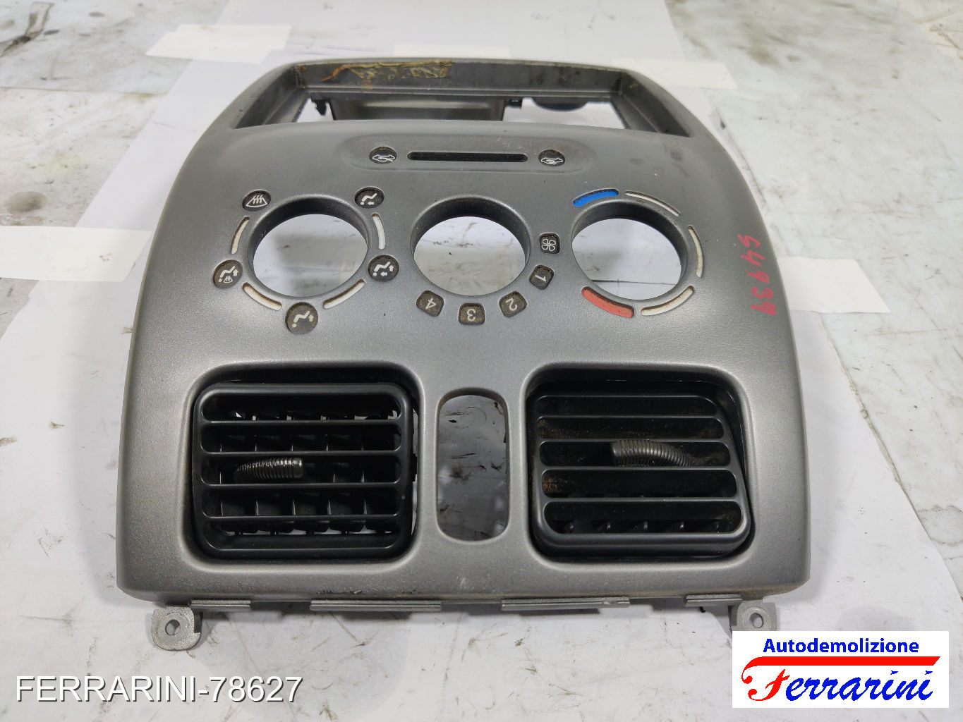 mascherina stereo Consolle Centrale Cruscotto OPEL AGILA A H00 2003-2007