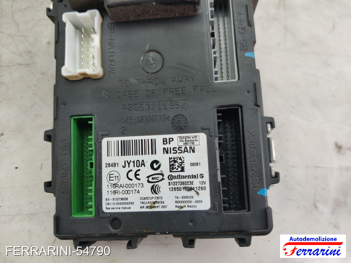 Centralina confort RENAULT KOLEOS 1 HY 2.0 DCI 4X4 2008-2023 S122736023E, JY10A 8