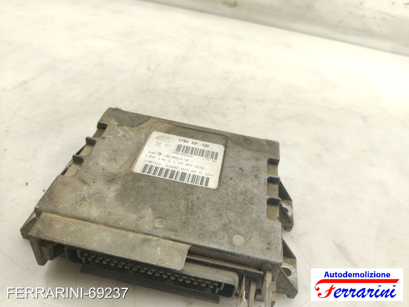 Centralina Motore FIAT PUNTO 176 55 1.1 1993-1999 7787316, 176A6000