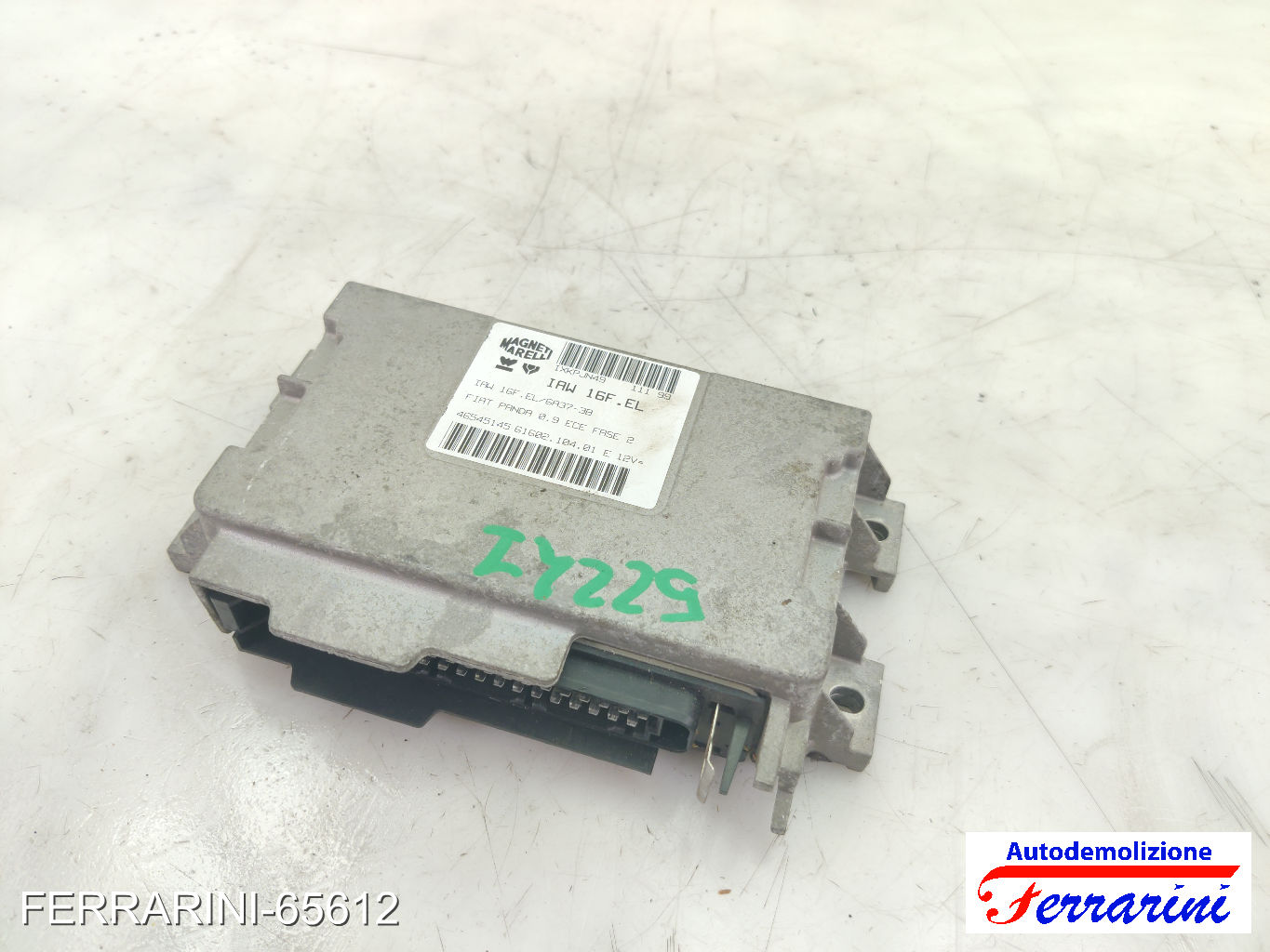 Centralina Motore FIAT PANDA 141 900 1992-1996 46545145, 6A373B, IXKPJN49