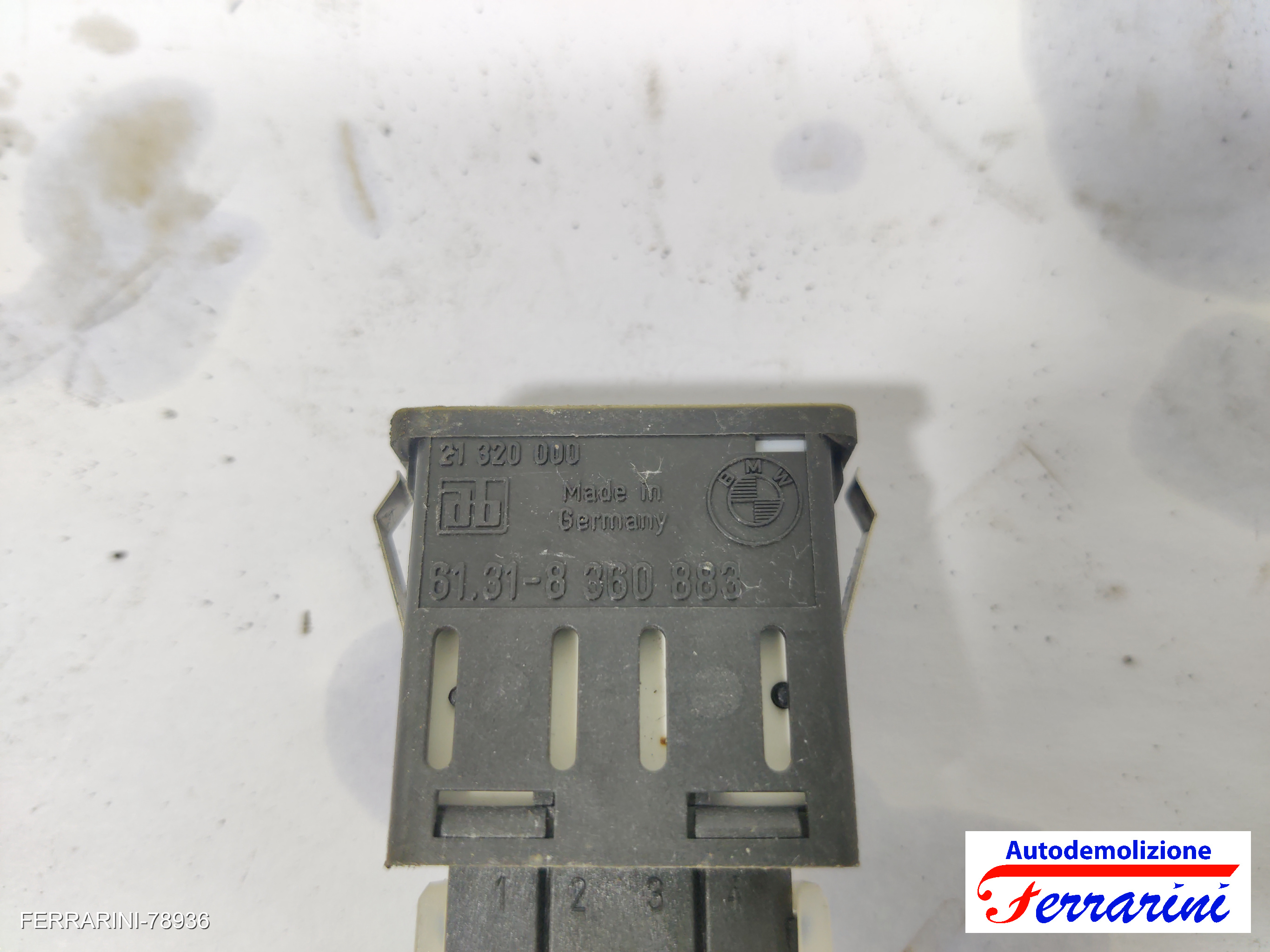 Interruttore regolazione altezza fari BMW SERIE 3 E36 1993-1998 61318360883 10