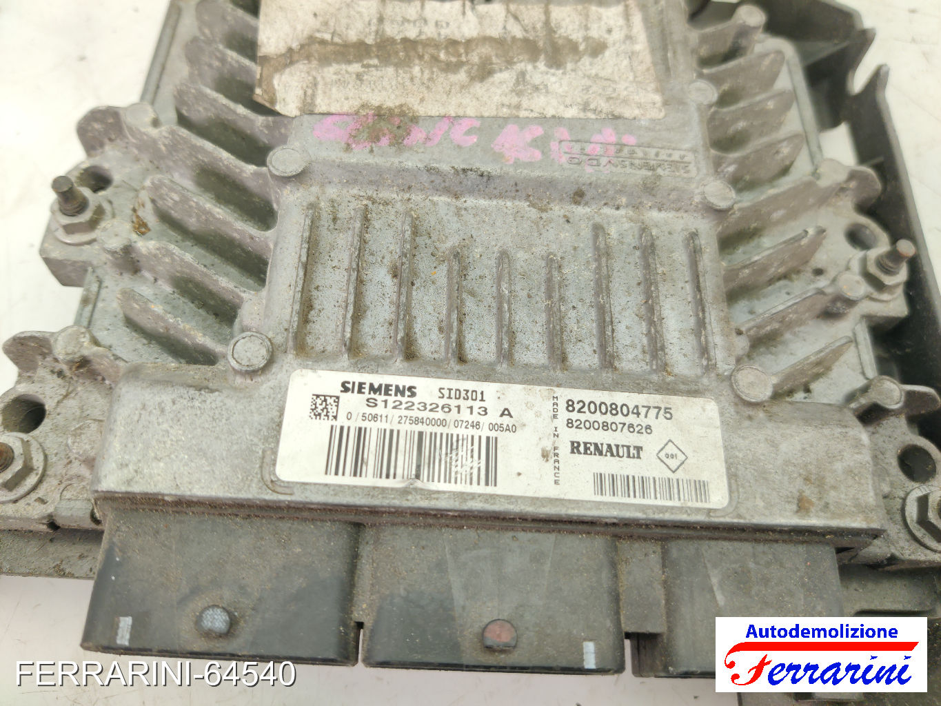 Centralina Motore RENAULT MEGANE 2 BM0/1, CM0/1 1.5 DCI 2005-2008 8200804775 7