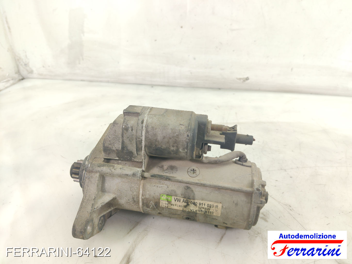 Motorino Avviamento VW GOLF 4 1J1 1.9 TDI 1997-2004 020911023R, D7RS29 7