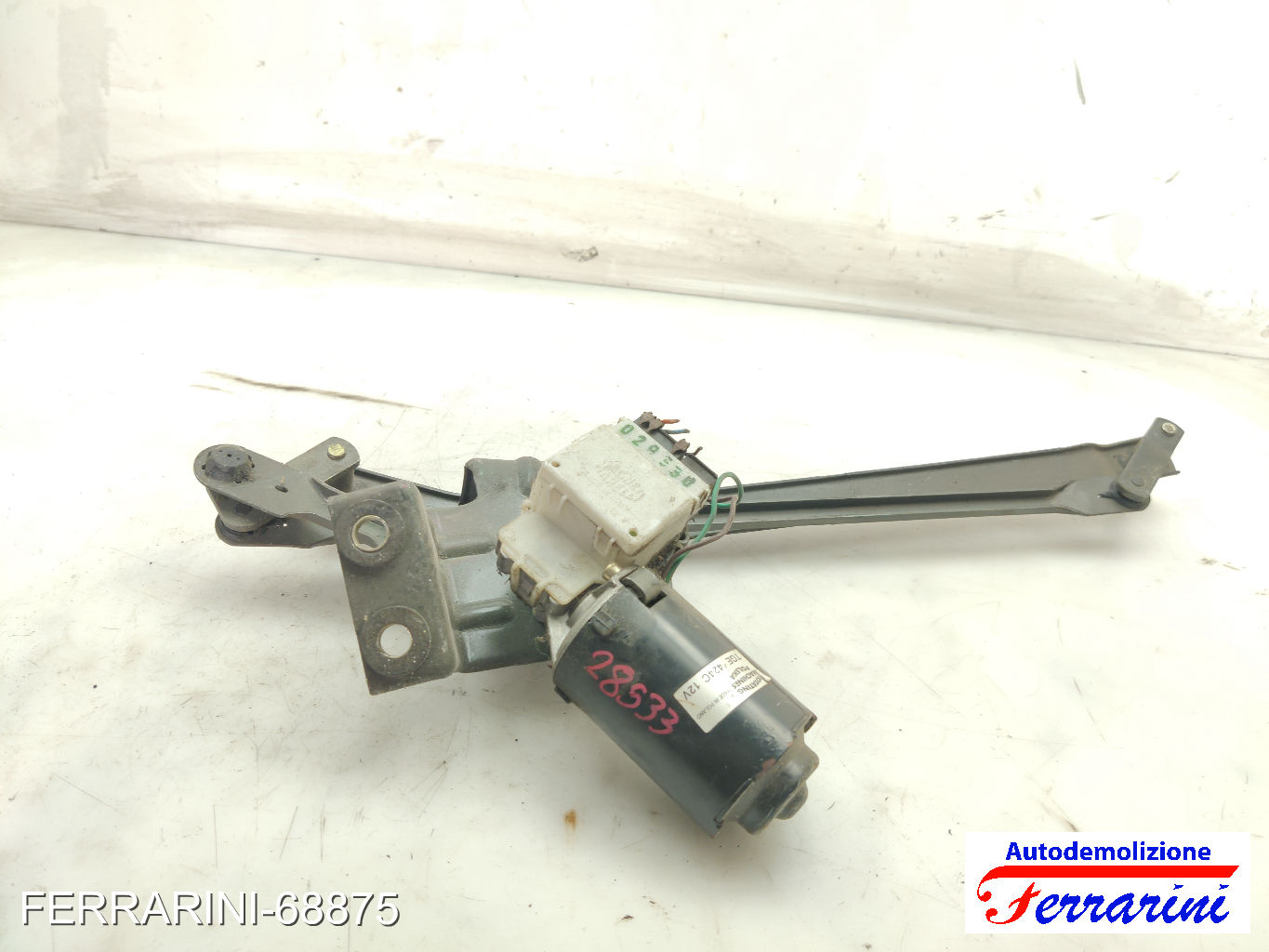 Spazzacqua Motorino Tergicristallo FIAT SEICENTO 600 187 1997-2008 anteriore 12