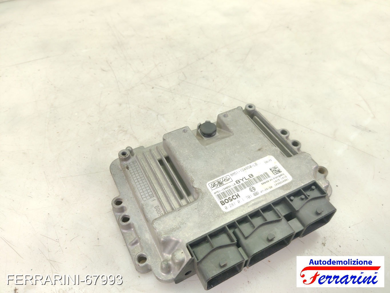 Centralina Motore FORD C-MAX DM2 1.6 TDCI 2007-2010 8M5112A650LB, 1039S20991