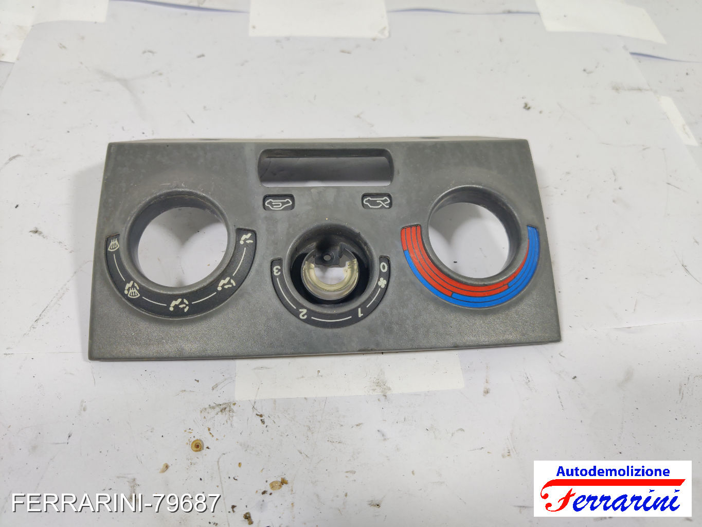 COPERTURA MASCHERINA Tastiera Clima FIAT PUNTO 176 1993-1999 anteriore, frontale