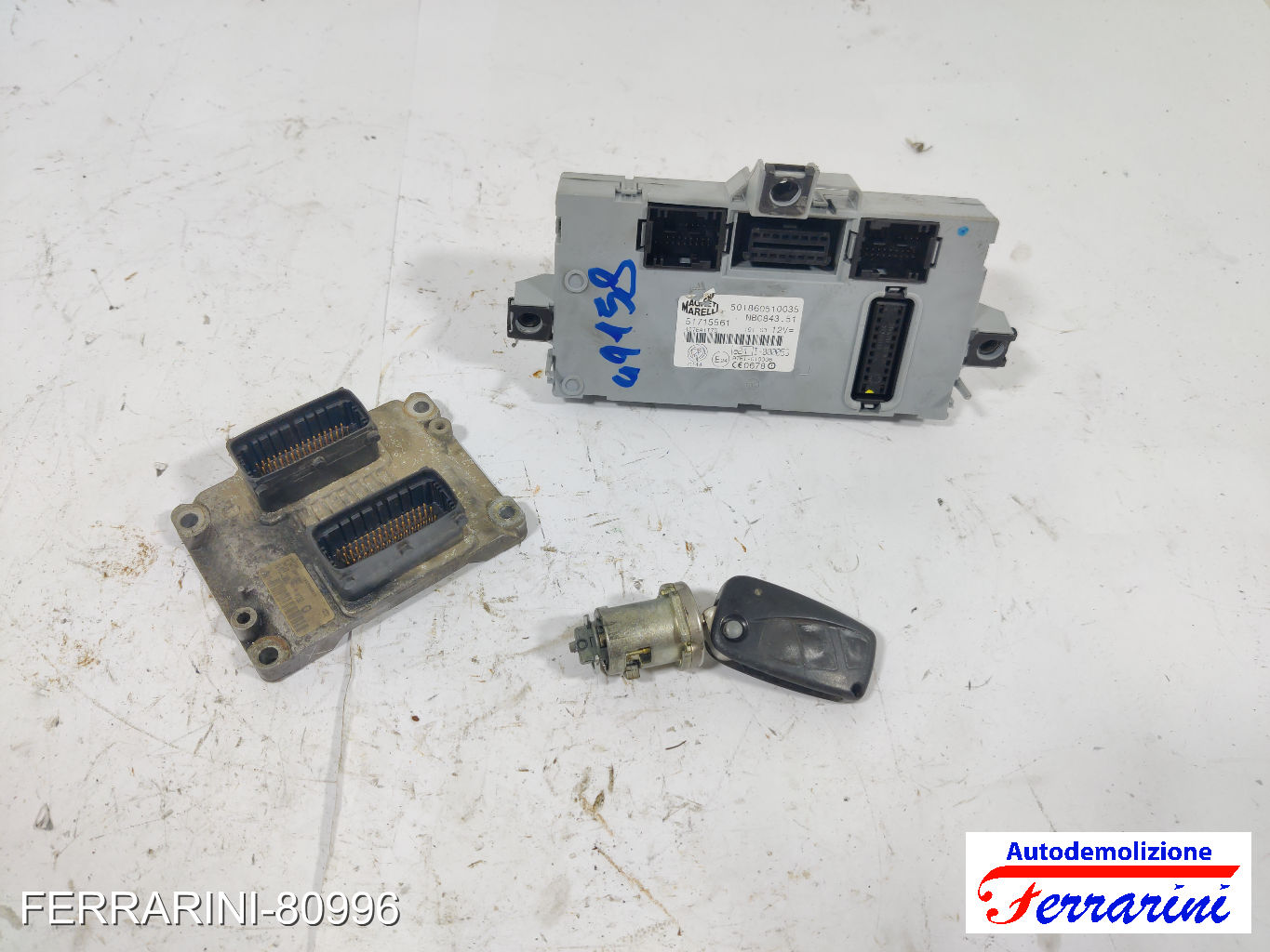 Kit Accensione LANCIA YPSILON 843 1.2 2003-2011 55191981
