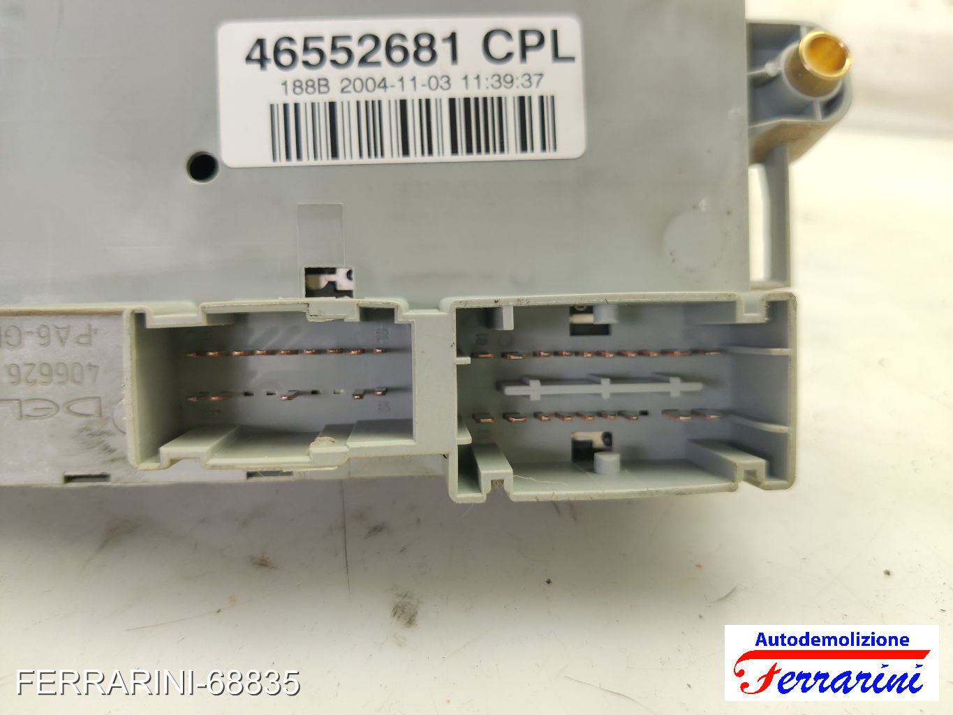 Body Computer FIAT PUNTO 188 1.3 JTD 16V 2003-2012 46552681, 406626, PA6GB20GF10