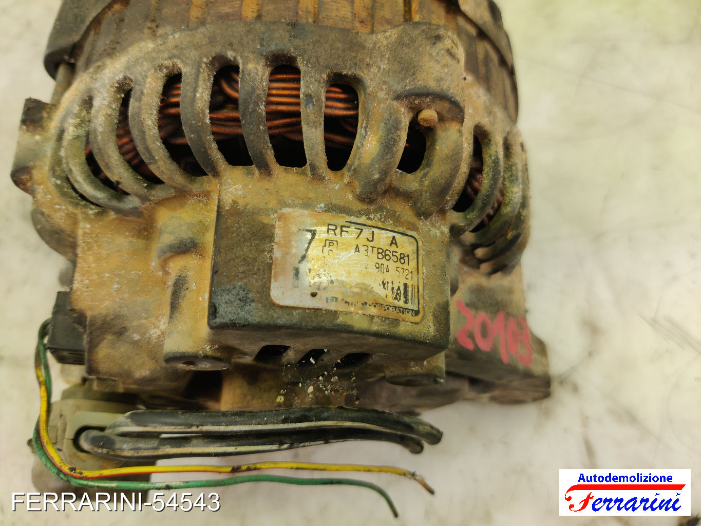 Compressore Clima MAZDA 6 SW GY 2.0 DI 2005-2007 A3TB6581, RF7JA, RF7J18300A