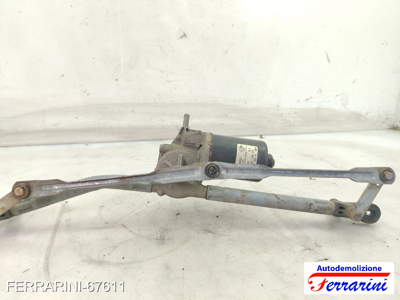 Spazzacqua Motorino Tergicristallo FIAT PUNTO 188 1999-2010 anteriore, frontale