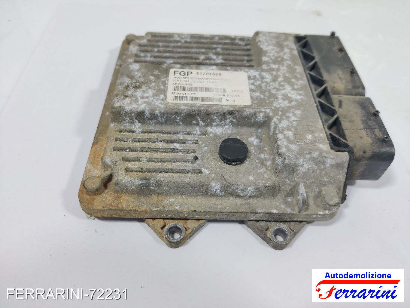 Centralina Motore FIAT GRANDE PUNTO 199 1.3 D MULTIJET 2005-2013 51781569