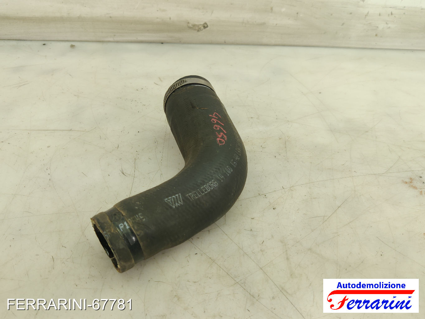TUBO ARIA ASPIRAZIONE, intercooler 198A4000 ALFA ROMEO MITO 955 1.4 BI-FUEL