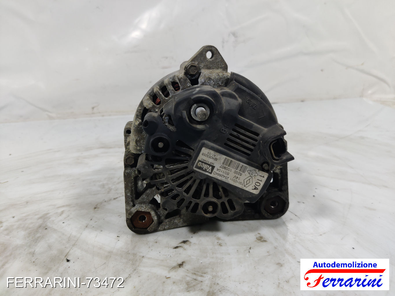 Alternatore RENAULT SCENIC 2 JM0/1 1.5 DCI 2003-2005 TG11C011, TG11C0112 6