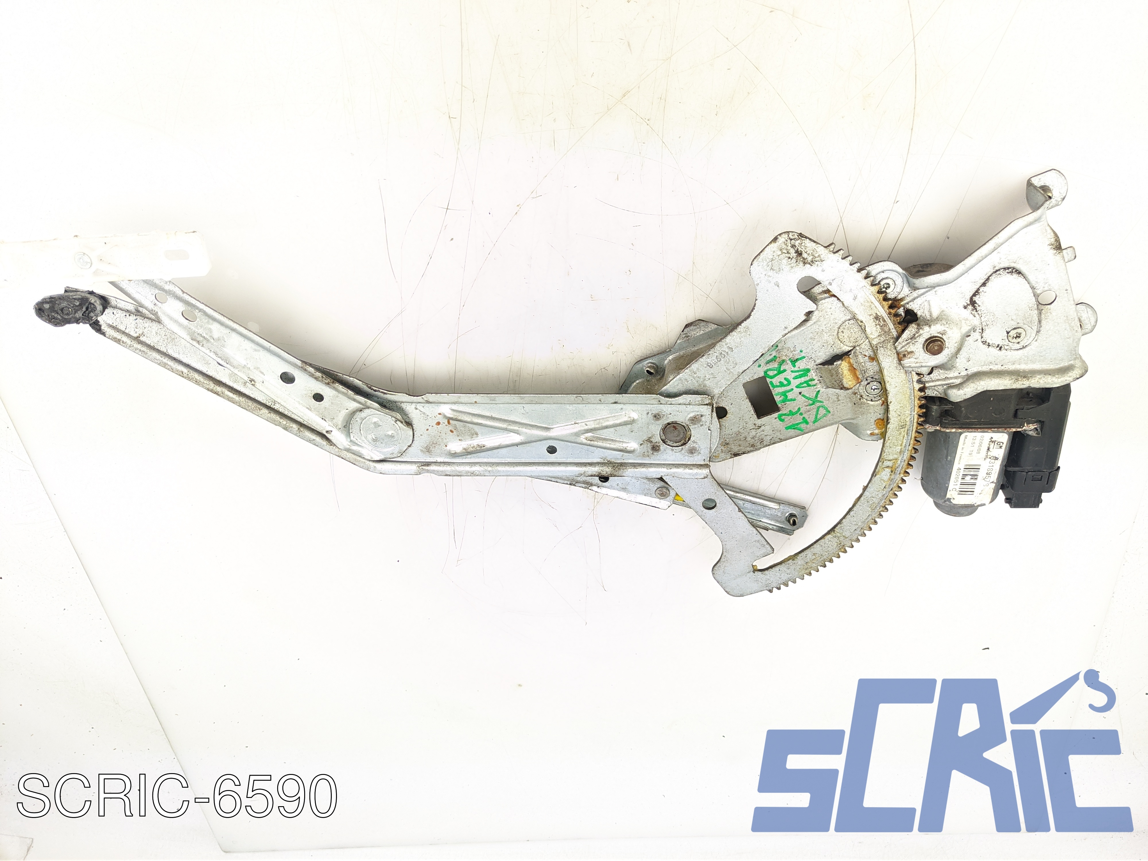 Alzavetro OPEL MERIVA A X03 2003-2010 destro, dx, frontale, anteriore 93189578