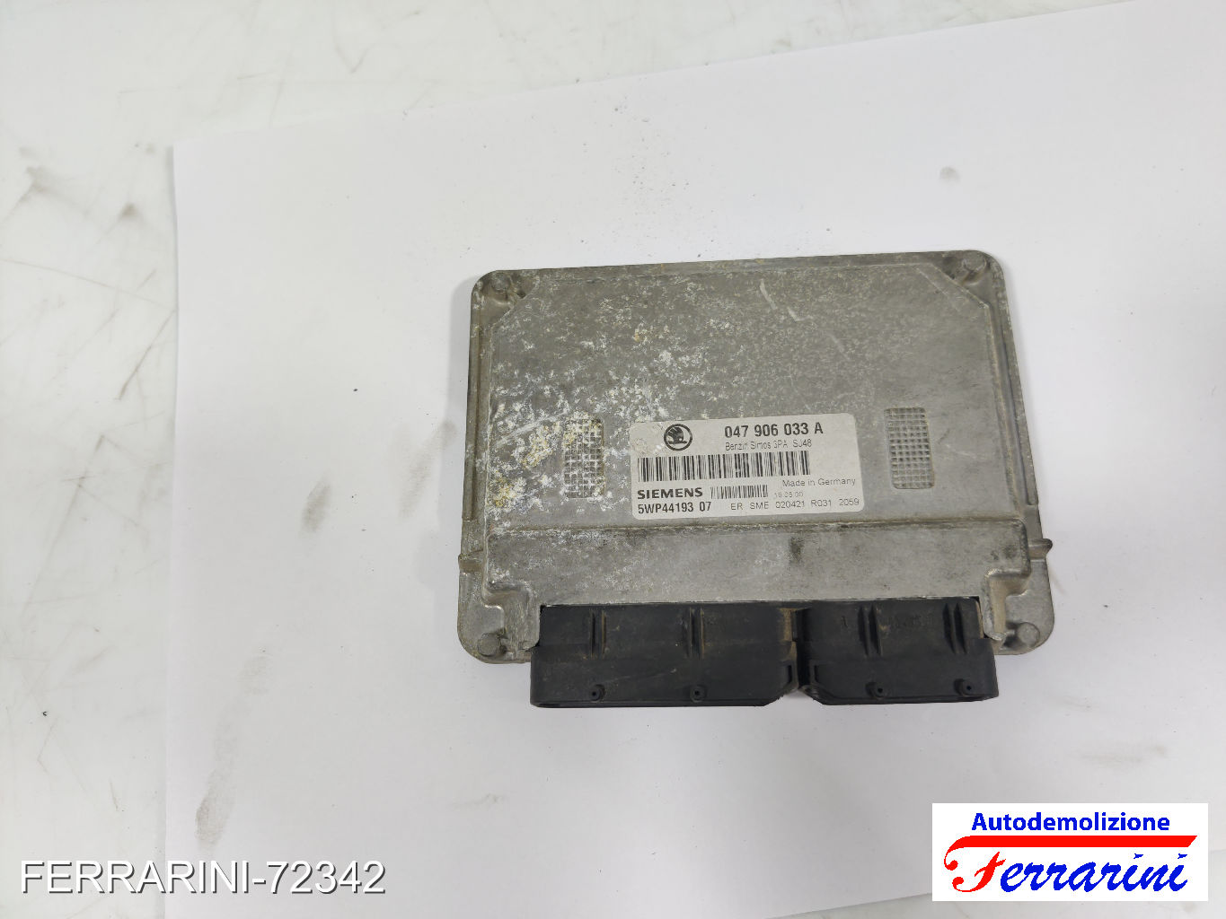 Centralina Motore SKODA FABIA 1 6Y2 1.4 1999-2003 047906033A, 5WP4419307
