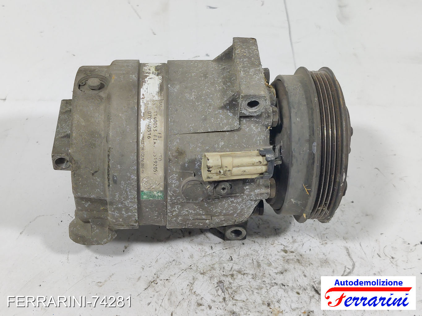 Compressore Clima FIAT MULTIPLA 186 1.6 16V BIPOWER 2001-2010 51810094