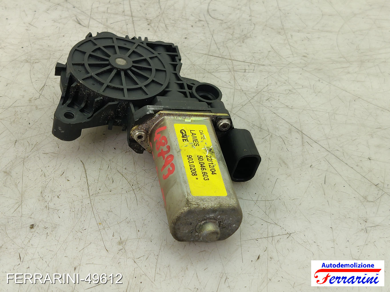 Motorino Alzavetro LANCIA MUSA 350 1.3 D MULTIJET 2004-2012 50046603, 46841278