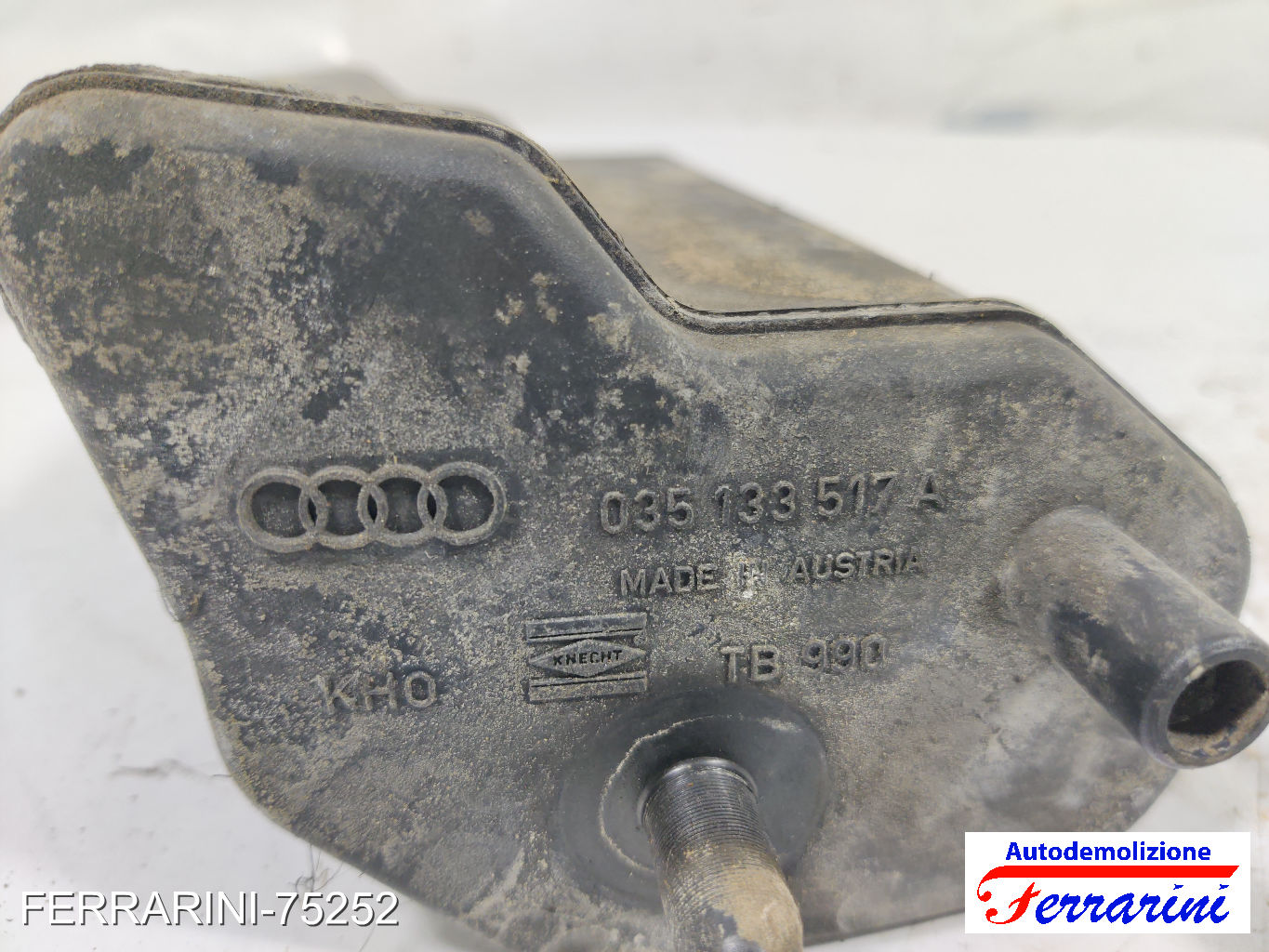 Filtro vaschetta olio canister AUDI 80 893, 894, 8A2 1.8 S 1986-1991 035133517A