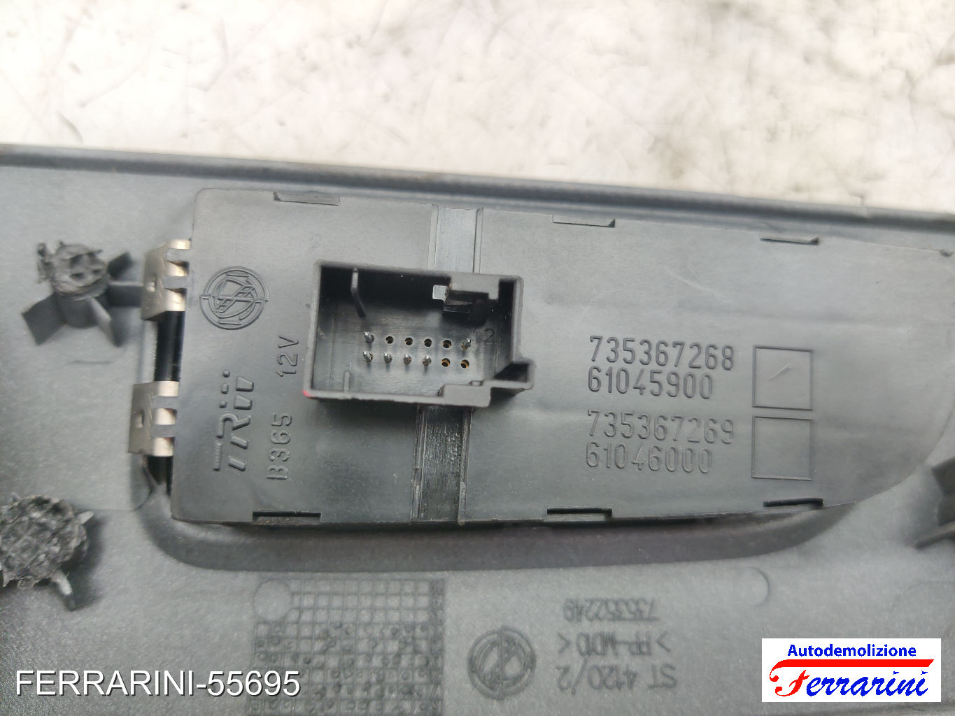 Interruttore Comando altezza fari FIAT PUNTO 199 2012-2023 735367268