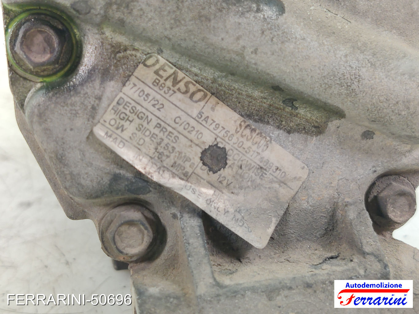 Compressore Clima LANCIA MUSA 350 1.3 D MULTIJET 2006-2012 5A7975600, 517409310