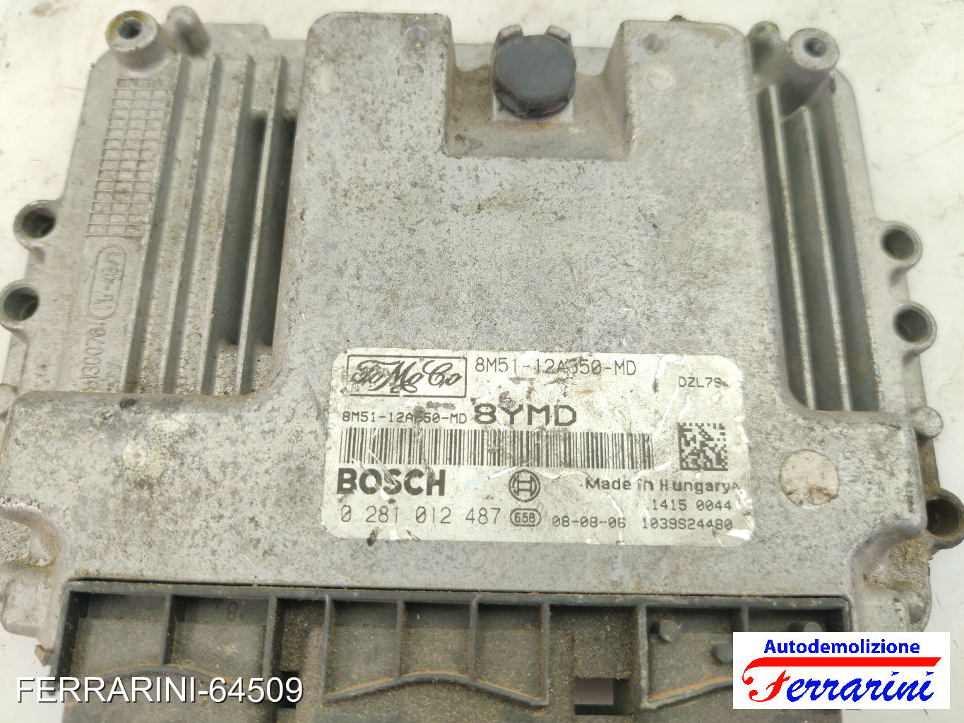 Centralina Motore FORD FOCUS 2 DA, DP, HCP 1.6 TDCI 2004-2012 8M5112A650MD 6