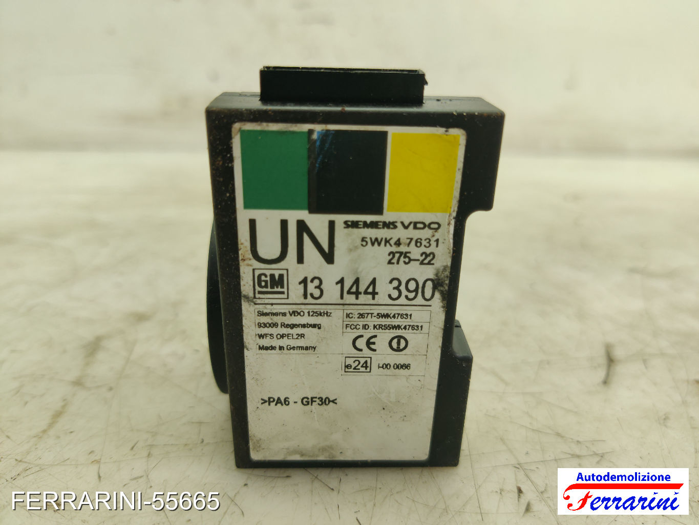 Kit Accensione OPEL CORSA C X01 1.0 2003-2009 0261208393, 1039908729, 13111111 22