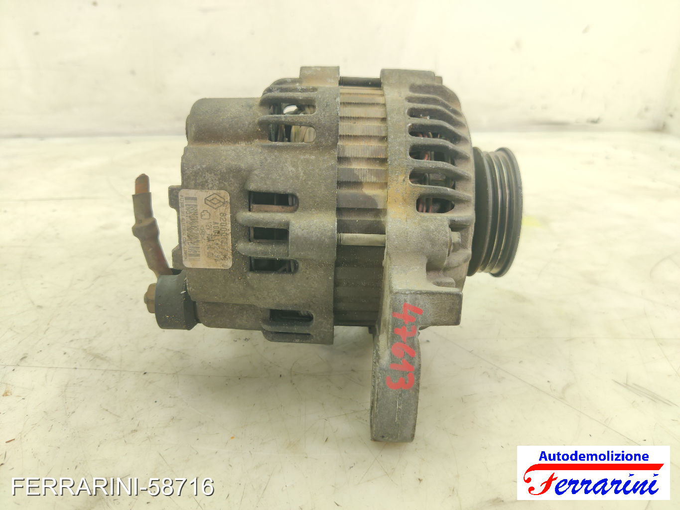 Alternatore RENAULT CLIO 2 BB, CB 1.2 1998-2010 8200065730, A001TX2293 6