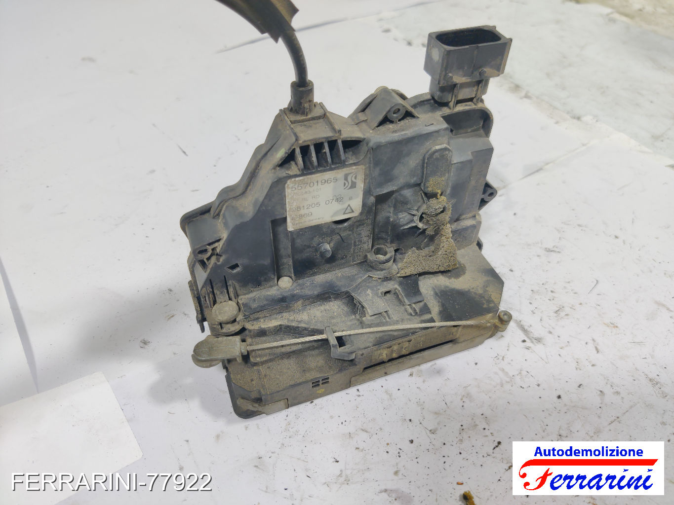 Serratura Porta FIAT GRANDE PUNTO 199 2005-2010 sinistro, sx, posteriore, post
