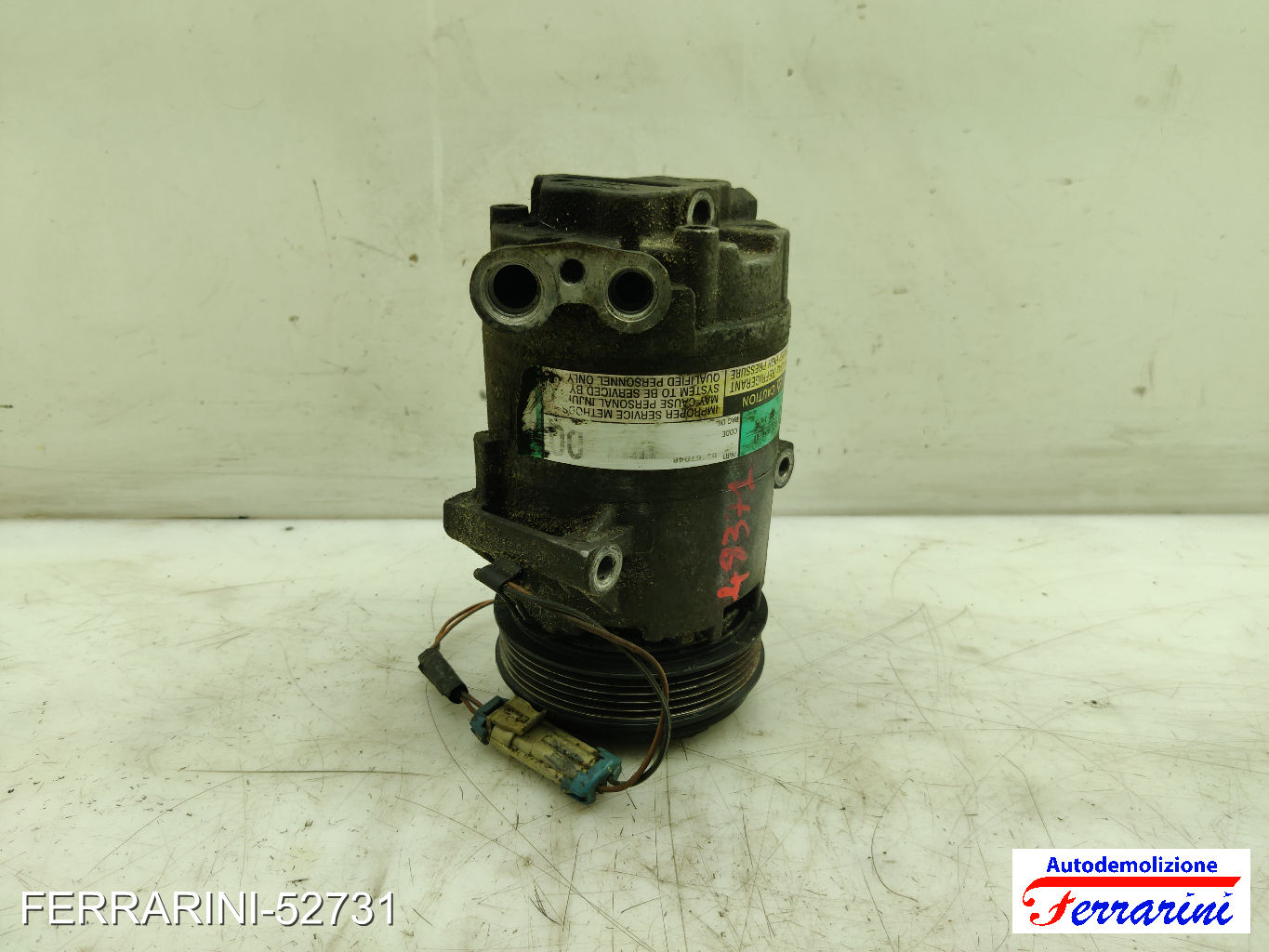 Compressore Clima OPEL CORSA B S93 1.0I 12V 1996-2000 0967048, 1854100, 1854009 8