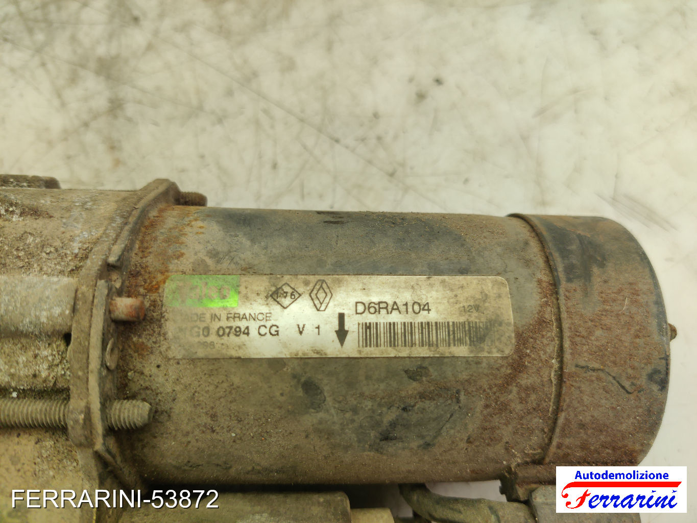 Motorino Avviamento RENAULT KANGOO KC0/1 D 65 1.9 1997-2001 7700113208
