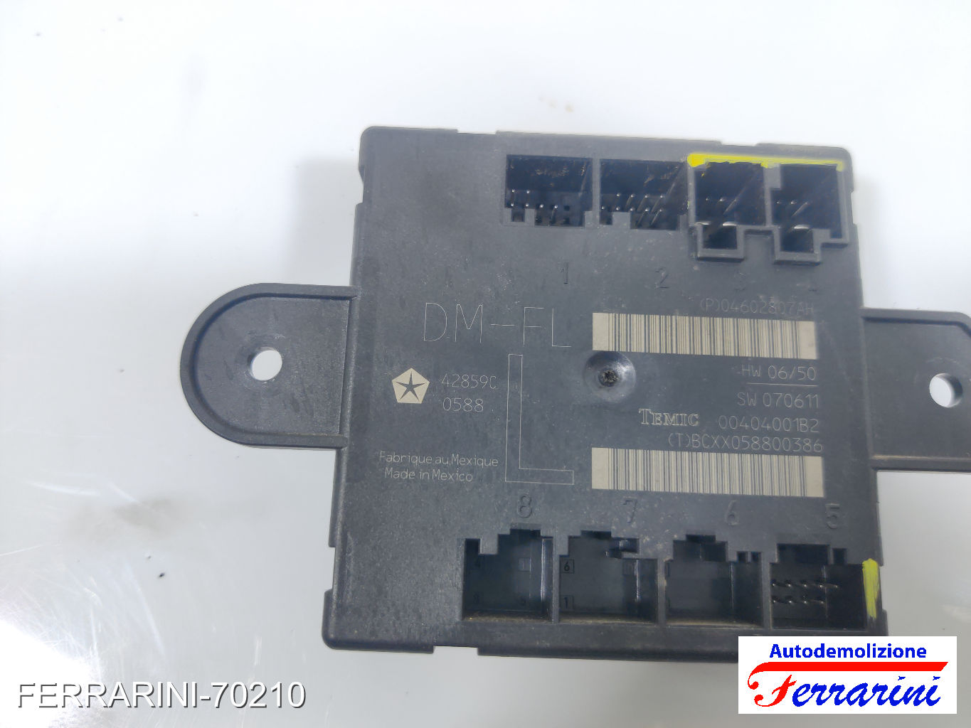 Centralina Porta Sportello CHRYSLER GRAND VOYAGER 5 RT 2007-2023 destra, dx