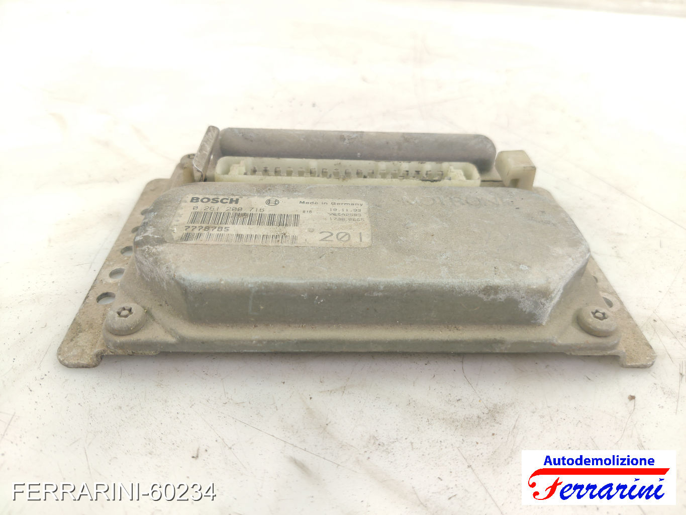 Centralina Motore AUTOBIANCHI Y10 1.1 1989-1995 7778785, 17360665, 0261200716 6