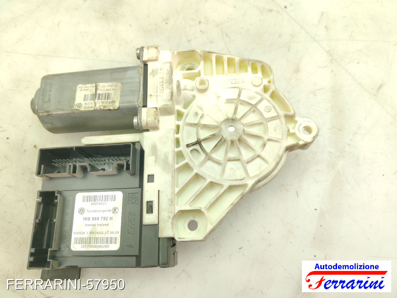 Alzavetro VW PASSAT VARIANT 3C5 2005-2009 destro, dx, frontale, anteriore