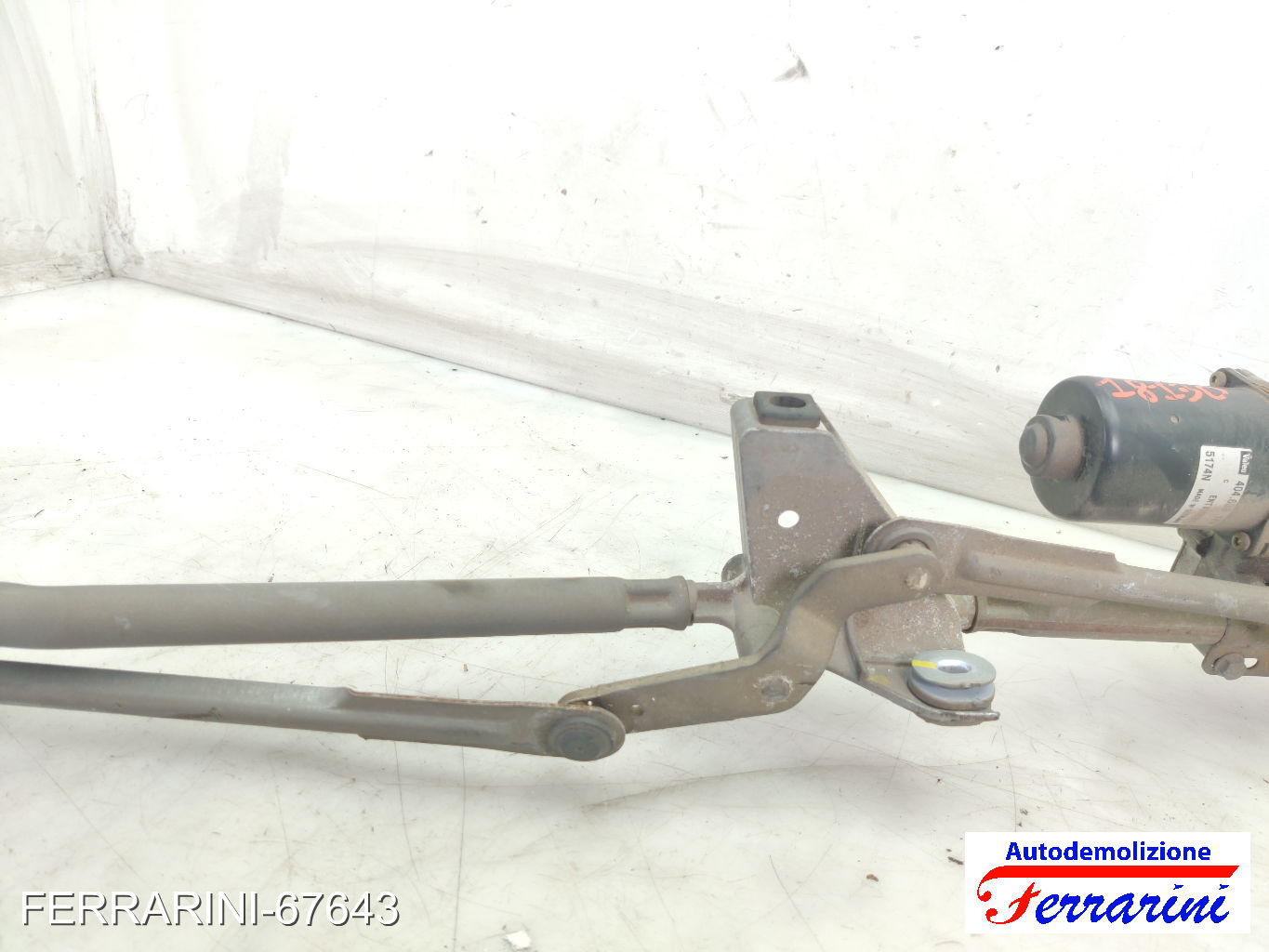 Spazzacqua Motorino Tergicristallo PEUGEOT 307 SW 3H 2002-2008 anteriore 6
